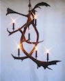 Caribou Assmetrical Antler Chandelier